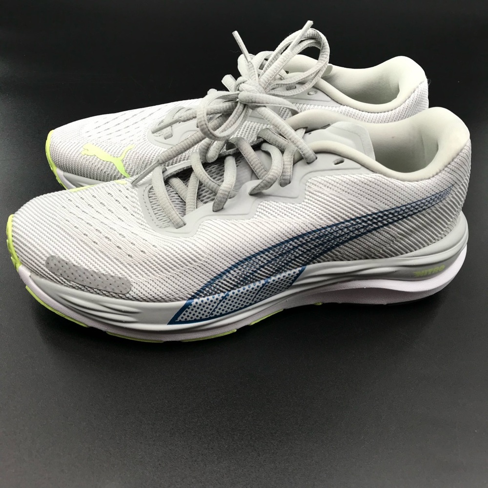 Puma Women’s Gray and White Lace Up GRIP Training Athletic Sneakers Size 7.5